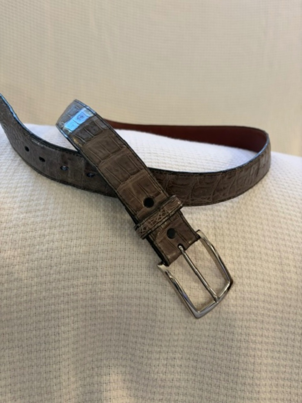 Martin Dingman Genuine Leather Belt Size 38 Like New